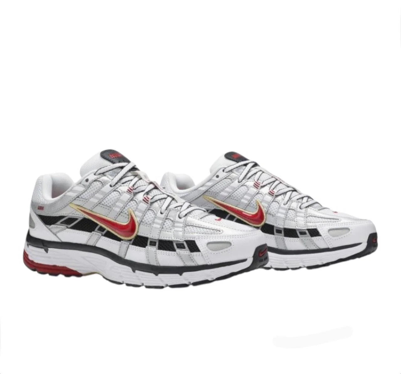 Nike P-6000 White Gold Red