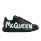 Alexander McQueen Oversized Graffiti Black White