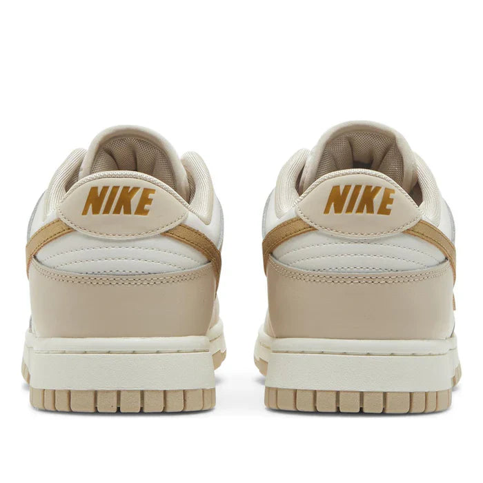 Nike Dunk low gold swoosh