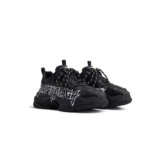 Balenciaga Triple S Diy Metal ‘Black White’