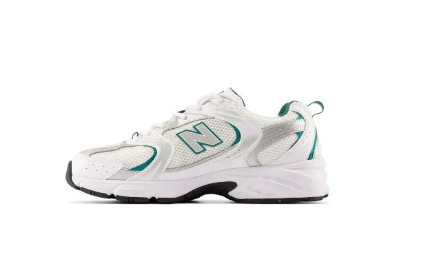 New Balance 530 White Silver Green