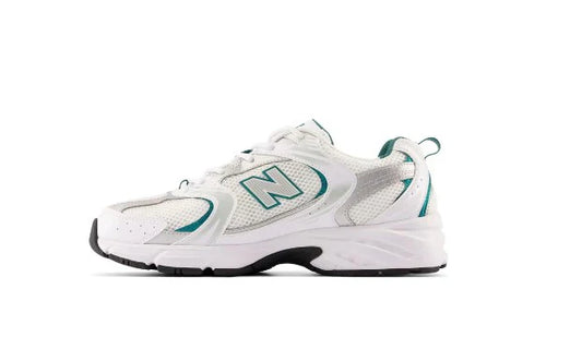 New Balance 530 White Silver Green