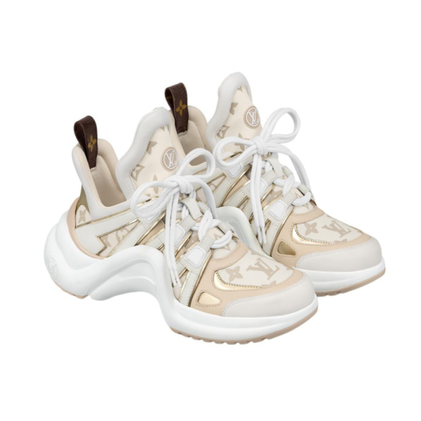 Louis Vuitton LV Archlight trainer white gold