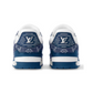 Louis Vuitton LV trainer LOW TOP blue white