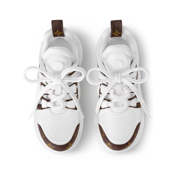 Louis Vuitton LV Archlight trainer white brown