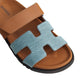 Hermes Chypre Sandal bleu clair