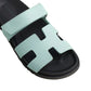 Hermes Chypre Sandal blue cristaux