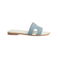 Herems Oran sandal bleu clair