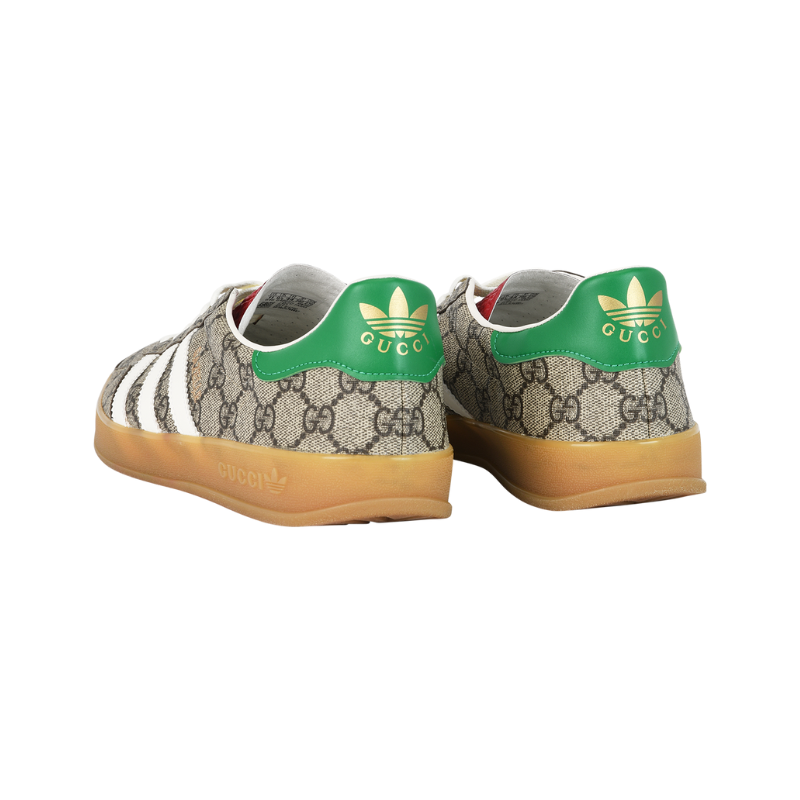 Adidas x Gucci Gazelle Beige GG Monogram