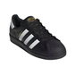Adidas superstar black white