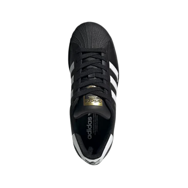 Adidas superstar black white