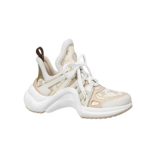 Louis Vuitton LV Archlight trainer white gold