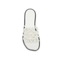 Loewe Petal Anagram slide in white leather