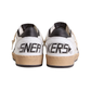 Golden Goose Ball Star dark white nappa leather with a black star