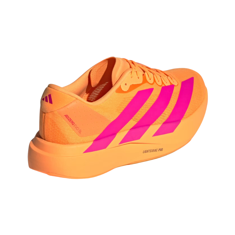 adidas Adizero Evo  SL - Flash Orange / Shock Pink / Iron Metallic