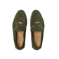 Loro Piana Summer Charms Walk Loafers in suede Light Olive Green