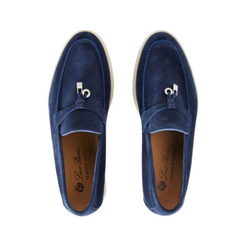 Summer Charms Walk Loafer Suede Dark Blue