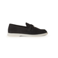 Loro Piana Summer Charms Walk loafers in black suede.