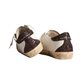Golden Goose Super-Star - Silver star and brown glitter heel tab