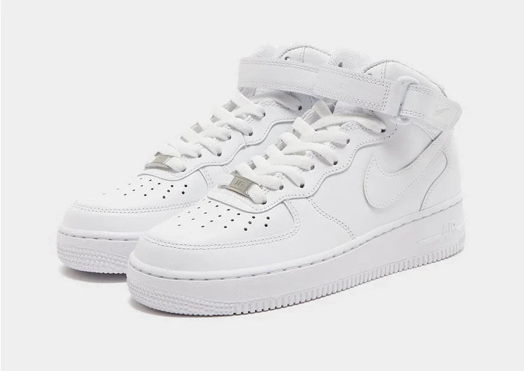 Nike Air Force 1 Mid plain white