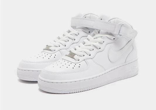 Nike Air Force 1 Mid plain white