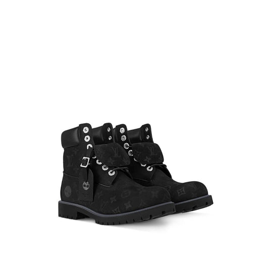 Louis Vuitton LV x Timberland Ankle Boot 6 Black